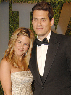 Jennfier Aniston and John Mayer at the Oscars 2009