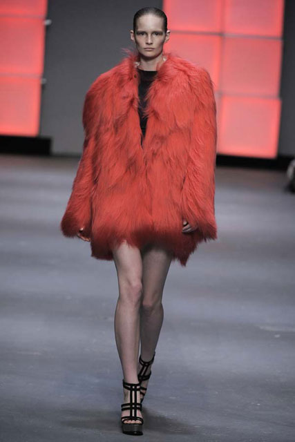 Marios Schwab A/W 2009, London fashion week, catwalk show, Marie Claire
