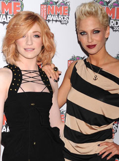 Nicola Roberts-and-Sarah-Harding-NME Awards 2009, Celebrity News