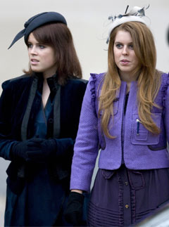 Princess Beatrice and Princess Eugenie