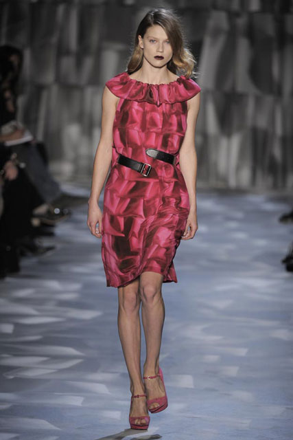Moschino Cheap & Chic A/W 2009, Milan Fashion week, catwalk show, Marie Claire