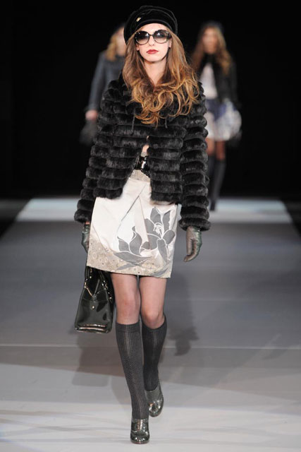 Emporio Armani A/W 2009, Milan Fashion Week, catwalk show, Marie Claire