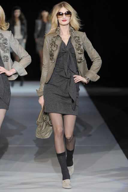 Emporio Armani A/W 2009, Milan Fashion Week, catwalk show, Marie Claire