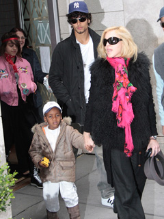 Madonna and Jesus Luz in New York