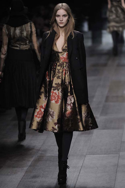 Burberry Prorsum A/W 2009, Milan fashion week, catwalk show, Marie Claire