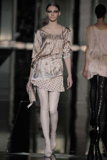 Roberto Cavalli A/W 2009, Milan fashion week, catwalk show, Marie Claire
