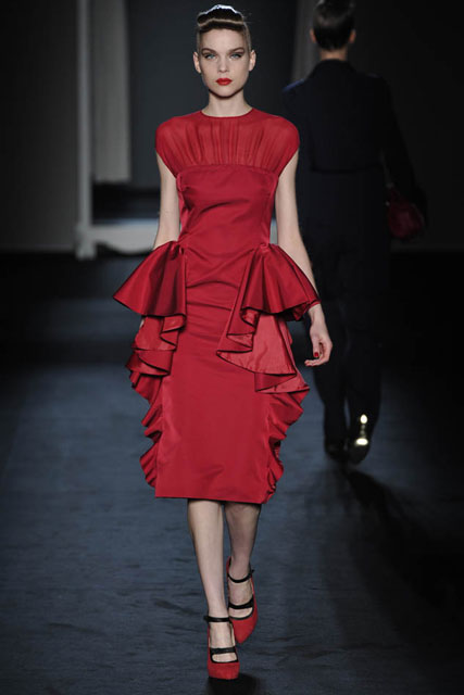 Moschino A/W 2009, Milan fashion week, catwalk show, Marie Claire