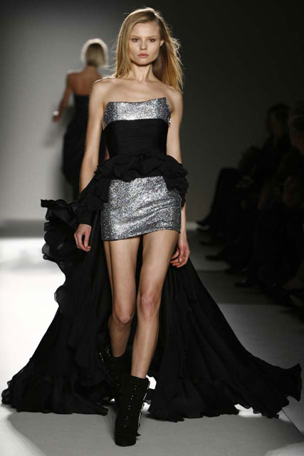 Balmain A/W 2009, Paris Fashion Week, catwalk show, Marie Claire