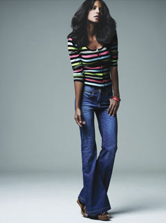 Next high waisted flare jeans