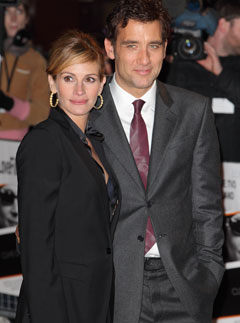 Julia Roberts and Clive Owen, Celebrity News