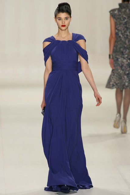 Elie Saab A/W 2009, Paris Fashion Week, catwalk show, Marie Claire