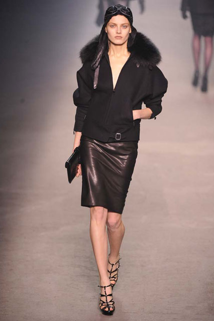 Hermes A/W 2009, Paris fashion week, catwalk show, Marie Claire