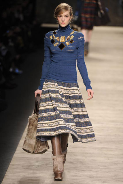 Kenzo A/W 2009, Paris fashion week, catwalk show, Marie Claire