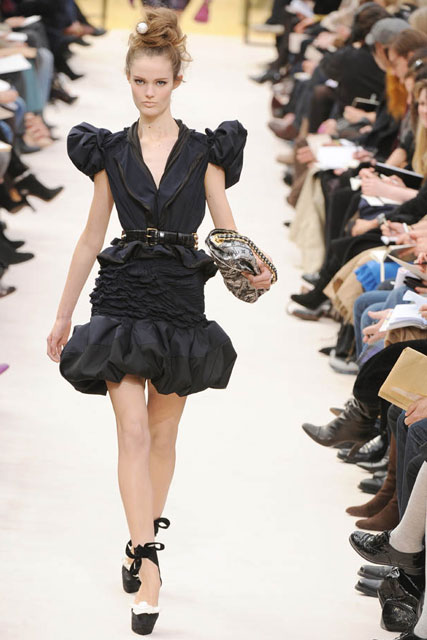 Louis Vuitton A/W 2009, Paris fashion week, catwalk show, Marie Claire