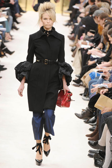 Louis Vuitton A/W 2009, Paris fashion week, catwalk show, Marie Claire