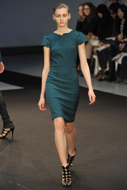 RM by Roland Mouret A/W 2009, Paris Fashion Week, catwalk show, Marie Claire