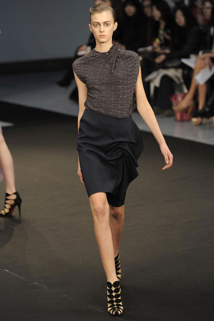 RM by Roland Mouret A/W 2009, Paris Fashion Week, catwalk show, Marie Claire