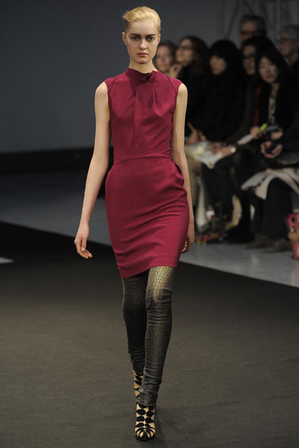 RM by Roland Mouret A/W 2009, Paris Fashion Week, catwalk show, Marie Claire