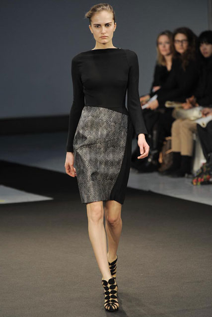 RM by Roland Mouret A/W 2009, Paris Fashion Week, catwalk show, Marie Claire