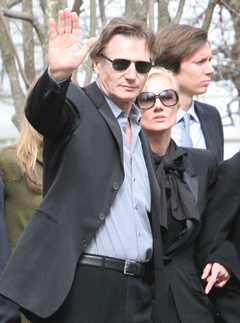Natasha Richardson wake and funeral, celebrity news, Marie Claire