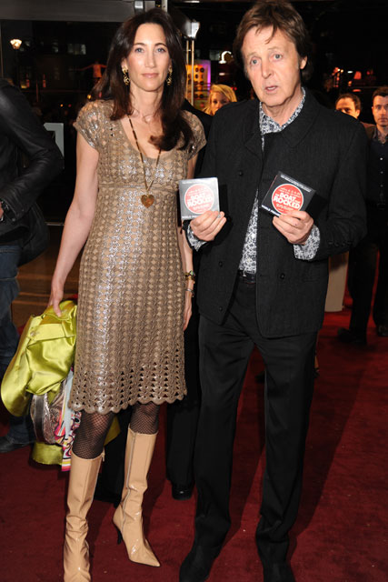 Paul McCartney and Nancy Shevell - The Boat That Rocked Premiere - 23 Mar 2009 - celebrity photos