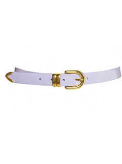 Topshop gold buckle patent belt