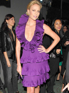 Charlize Theron at the Christian Dior Cruise Collection Fashion Show, May 2008