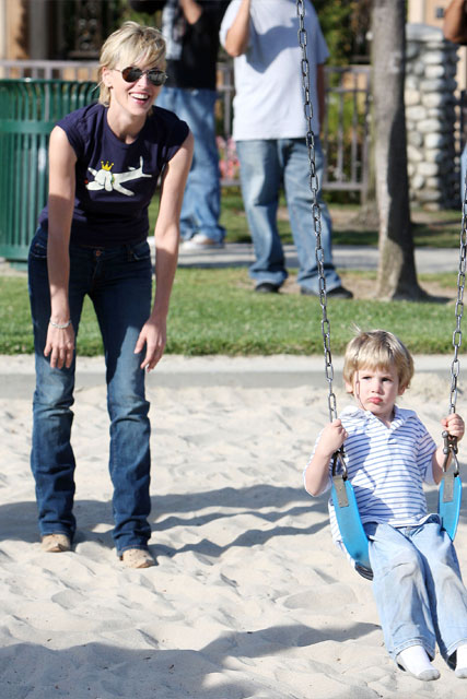Sharon-Stone-Celebrity Photos-Easter Weekend-14 April 2009