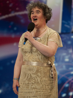 Susan Boyle, Britain's Got Talent, celebrity gossip, Marie Claire