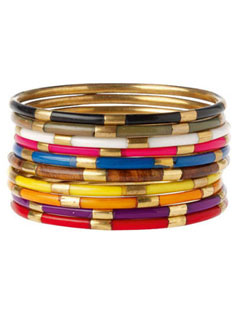 Toast ten multicolour bangles