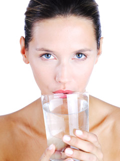 Drinking water - Cellulite-Busting Cures - Beauty - Marie Claire