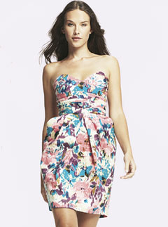Littelwoods Love Label origami print dress