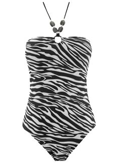 Peacocks animal print swimsuit