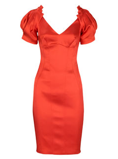 Karen Millen Satin sleeved dress