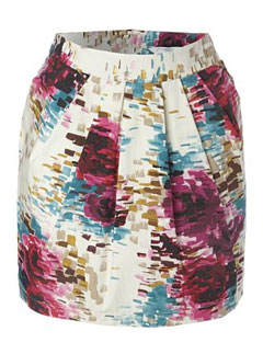 New Look Watercolour Skirt