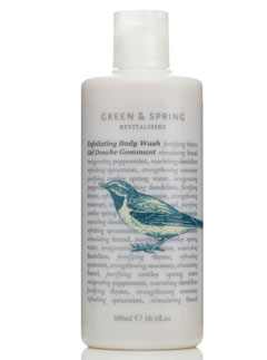Green & Spring Revitalising Exfoliating Body Wash