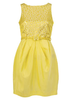 River Island yellow tulip dress
