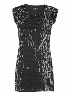 Ad Hoc black sequin dress