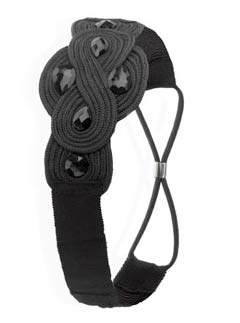 Accessorize Corded Gem Braid Bando
