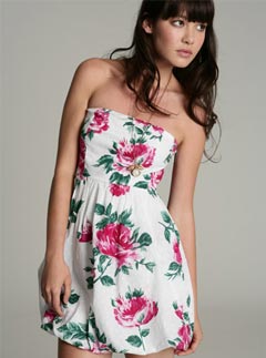 Silence+Noise Floral Bubble Dress