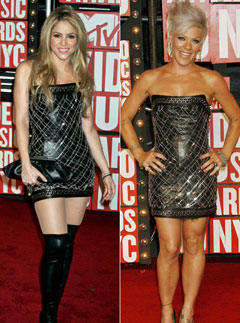 Shakira & Pink - Celebrity News - Marie Claire