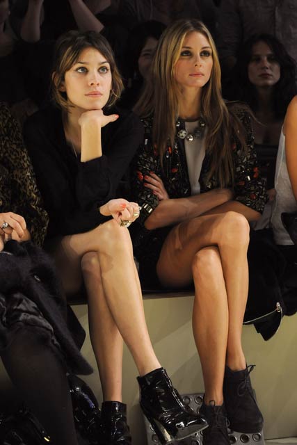 Alexa-Chung-and-Olivia Palermo-London Fashion Week-Spring Summer 2010-September 20 2009 Alexa-Chung-and-Olivia Palermo-London Fashion Week-Spring Summer 2010-September 20 2009