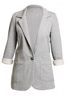 Boo Hoo stretch jersey blazer