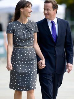 Samantha and David Cameron - Celebrity News - Marie Claire
