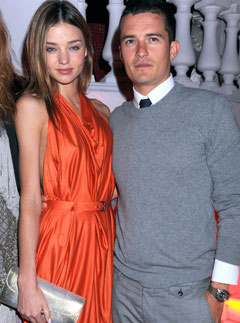 Miranda Kerr and Orlando Bloom - Celebrity News - Marie Claire