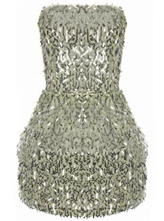 Miss Guided tulip sequin dress 