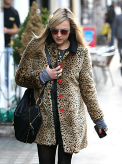 Fearne Cotton in leopard print