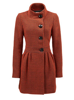 Fever London Rosy Orange coat