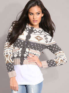 Mango Argyle Knit Wool Mix Cardigan - Fashion Buy of the Day - Marie Claire
