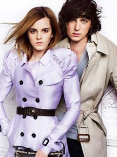 Emma Watson for Burberry spring/summer 2010